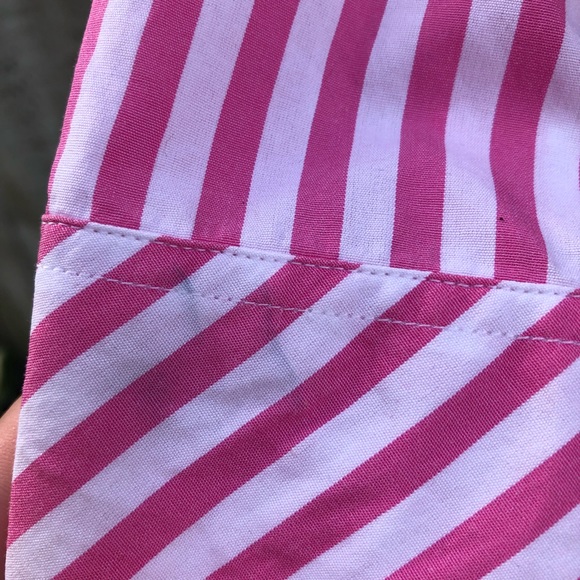 Lilly Pulitzer | pink striped button down shirt - Picture 5 of 5